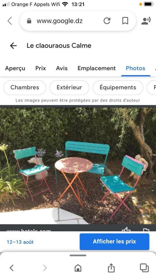 Le Claouraous Calme Bed & Breakfast Canet  Exterior photo